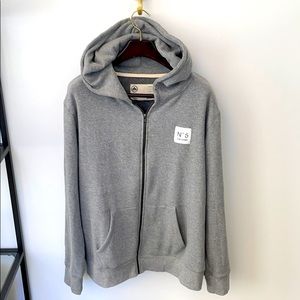 Sport of Kings No.5 Hoodie. Sz.L. Heather Grey.